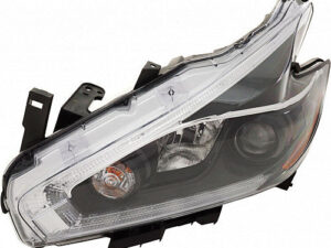 Nissan Murano Headlight Halogen Headlight Driver Side Black Bezel 2018