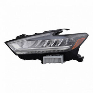 Nissan Maxima Headlight LED Driver Side 22-23 Chrome Bezel 2019-2023