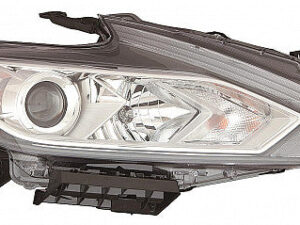 Nissan Head Headlight Passenger Side Chrome Bezel Without Led Daytime Running Light Altima 2016-2018