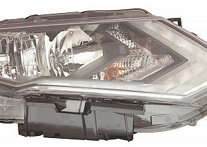 Nissan Rogue Headlight Halogen Headlight Passenger Side W/ Led Daytime Running Light 2017-2020/Hyb 2017-2019 (Exc 18-20 Japan Built)
