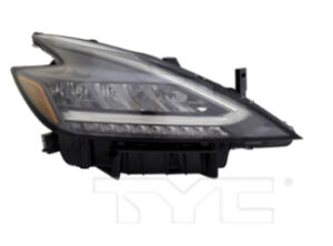 Nissan Murano Headlight LED Passenger Side Black 2022-2024