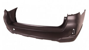 Subaru Outback Bumper Cover Rear Bumper Upper Primed Lower Text (Outbk) 15-17 Capa