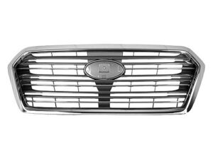 Subaru Ascent Grille Painted Silver Gray/Chrome Frame Without Camera Exc Premier/Touring/Onyx 2019-2022