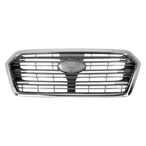 Subaru Ascent Grille Painted Silver Gray/Chrome Frame Without Camera Exc Premier/Touring/Onyx 2019-2022