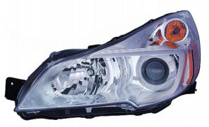Subaru Outback Headlight Halogen Headlight Driver Side Chrome Bezel 2013-2014