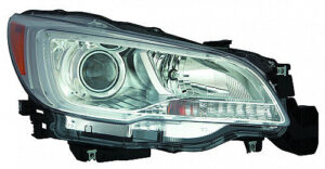 Subaru Legacy Headlight Halogen Headlight Driver Side Chrome Bezel 2.5I Models 2015-2017
