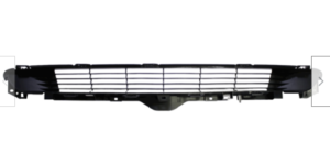 Tesla Model Bumper Cover Front Bumper Grille Textured-Black 2017-2023
