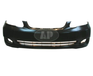 Toyota Corolla Bumper Cover Front Bumper Primed Without Spoiler Hole Or Ground Effects Ce/Le Sedan 2005-2008 Capa