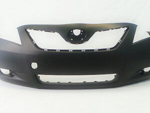 Toyota Camry Bumper Cover Front Bumper Primed Japan Built With Tow Hook Hole Without Spolier Holes Camry / Hybrid 2007-2009