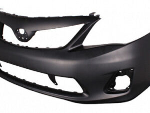 Toyota Corolla Bumper Cover Front Bumper Primed Without Spoiler Holes & License Hole Canada Built Ce/Le Sedan 11-13