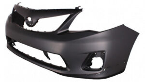 Toyota Corolla Bumper Cover Front Bumper Primed With Spoiler Holes Canada-Built For S/Xrs Sedan 2011-2013 Capa