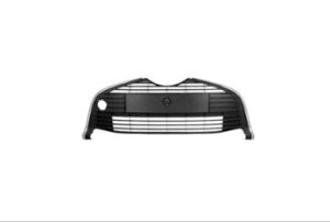 Toyota Yaris Front Lower Grille Black/Chrome Molding Hatchback 2015-2017 (DOES NOT FIT Se MODELS)