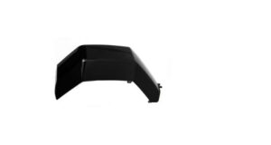 Toyota Tundra Bumper Cover Front Bumper Molding Driver Side Vertical Painted Black 2022-2025