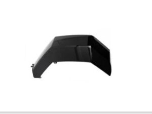 Toyota Tundra Bumper Cover Front Bumper Molding Passenger Side Vertical Painted Black 2022-2025