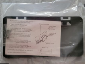 Toyota Corolla Front License Plate Bracket 2022-2025