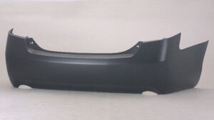 Toyota Camry Bumper Cover Rear Bumper Primed For Usa Built V6 / 2 Exhaust Cut-Outs Model Camry 2007-2011 (DOES NOT FIT Se MODELS)