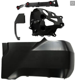 Toyota Tundra Bumper Cover Rear Bumper End Ass'Y Driver Side Primed Without Sensor & Wheel Opening 2022-2025
