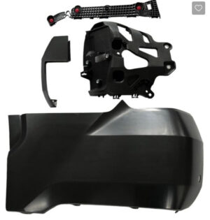 Toyota Tundra Bumper Cover Rear Bumper End Ass'Y Driver Side Primed W/ Sensor, Without Wheel Opening 2022-2025