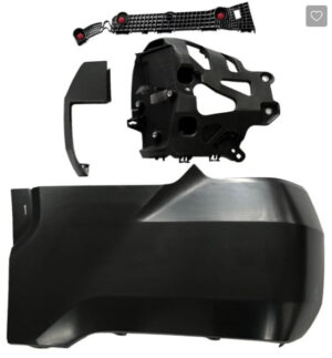 Toyota Tundra Bumper Cover Rear Bumper End Ass'Y Driver Side Primed Without Sensor W/ Wheel Opening 2022-2025