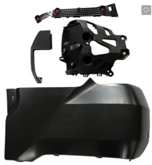 Toyota Tundra Bumper Cover Rear Bumper End Ass'Y Driver Side Primed W/ Sensor & Wheel Opening 2022-2025