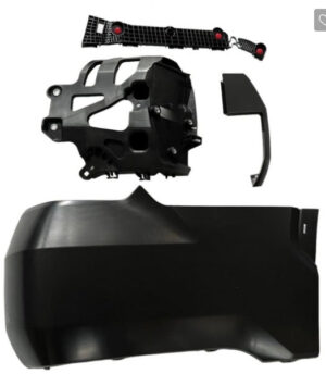Toyota Tundra Bumper Cover Rear Bumper End Ass'Y Passenger Side Primed Without Sensor W/ Wheel Opening 2022-2025