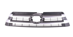 Toyota Highlander Front Upper Grille Black/Silver Bars For Le/Xle Highlander/Hyb 2017-2019