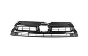 Toyota Highlander Front Upper Grille Black/Black-Bars For Se 2017-2019