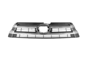 Toyota Highlander Front Grille Matte Black W/ Chrome Bars Highlander/Hybrid 2017-2019