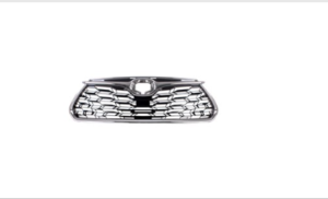 Toyota Highlander Front Grille Ptd Black/Chrome Molding Without Camera For Limited Highlander/Hyb 2020-2024
