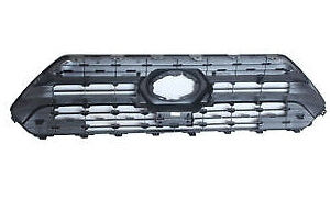 Toyota Rav4 Grille Textured Dark Gray W/ 2 Sensors Use W/ Camera For Adventure/Trail/Trd Off Road 2019-2024 Capa
