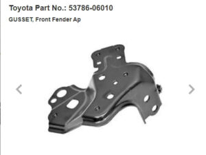 Toyota Camry Fender Passenger Side Camry 2018-2024 Avalon 2019-2022