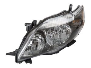 Toyota Corolla Headlight Black Housing For S / Xrs Models Sedan Driver Side 2009-2010