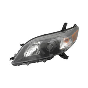 Toyota Sienna Halogen Head Light Driver Side Black Bezel For Se 2011-2014