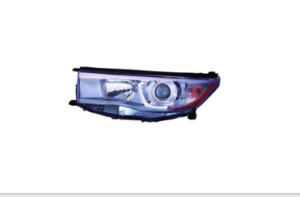Toyota Highlander Head Light Driver Side Smoked Chrome Accent Highlander/Hyb 14-16