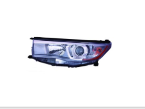 Toyota Highlander Head Light Driver Side Smoked Chrome Accent Highlander/Hyb 14-16