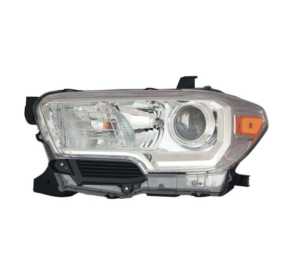 Toyota Tacoma Headlight Driver Side Chrome Without Led Daytime Running Light & Fog For Sr 2016-2018 Capa