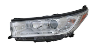 Toyota Highlander Headlight Driver Side Chrome Bezel Without Daytime Running Light Fits Le/Le Plus/Xle Highlander/Hyb 2017-2019