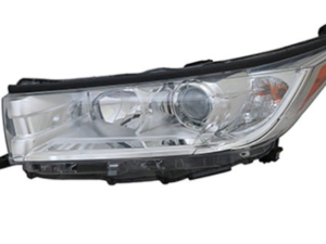Toyota Highlander Headlight Driver Side Chrome Bezel Without Daytime Running Light Fits Le/Le Plus/Xle Highlander/Hyb 2017-2019