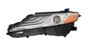 Toyota Camry Headlight LED Driver Side Led Daytime Running Light Chrome Bezel Without Adaptive For Xle Camry/Hyb 2018