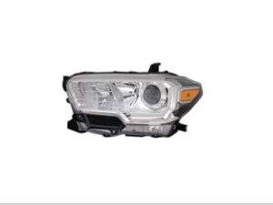 Toyota Tacoma Headlight Halogen Headlight Driver Side Without Led Daytime Running Light Black By Signal Sr5 Models 2019-2023
