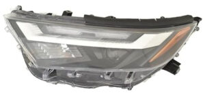 Toyota Rav4 Headlight Driver Side Without Led Signal For Le/Xle/Woodland N-America Built Hybrid 2023-2025 Capa (811500R440)