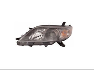 Toyota Sienna Halogen Head Light Passenger Side Black Bezel For Se 2011-2014