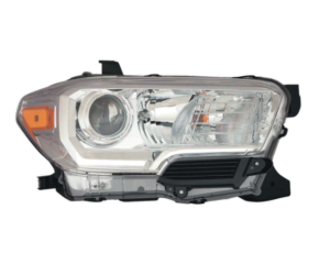 Toyota Tacoma Headlight Passenger Side Chrome Without Led Daytime Running Light & Fog For Sr 2016-2018