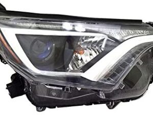 Toyota Rav4 Headlight Passenger Side N-American Built Chrome Bezel 2016-2018