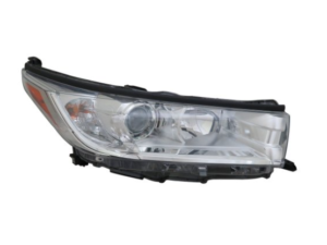 Toyota Head Headlight Passenger Side Chrome Bezel Without Daytime Running Light Fits Le/Le Plus/Xle Highlander/Hyb 2017-2019