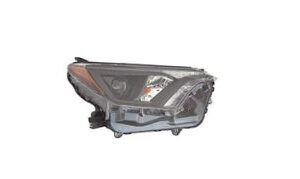Toyota Rav4 Headlight Halogen Headlight Passenger Side Black Bezel N-America Built 2016-2018