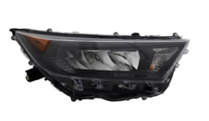 Toyota Rav4 Headlight Passenger Side Black Bezel Le Trim Without Hyb N-America Built 2019-2025 Capa