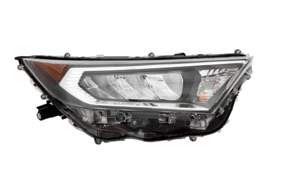 Toyota Rav4 Headlight Passenger Side Chrome N-Amrican Built Without Hyb For Advent./Ltd/Trail/Trd-Xle/Xle Prem. 19-25