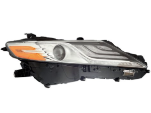 Toyota Camry Headlight LED Passenger Side Chrome Bezel With Led Daytime Running Light Without Adaptive Xle Camry/Hyb 2019-2024 Capa