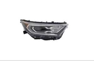 Toyota Rav4 Head Light Passenger Side Chrome Bezel N-America Built For Hybrid Xle/Xse/Limited 2019-2021 Capa